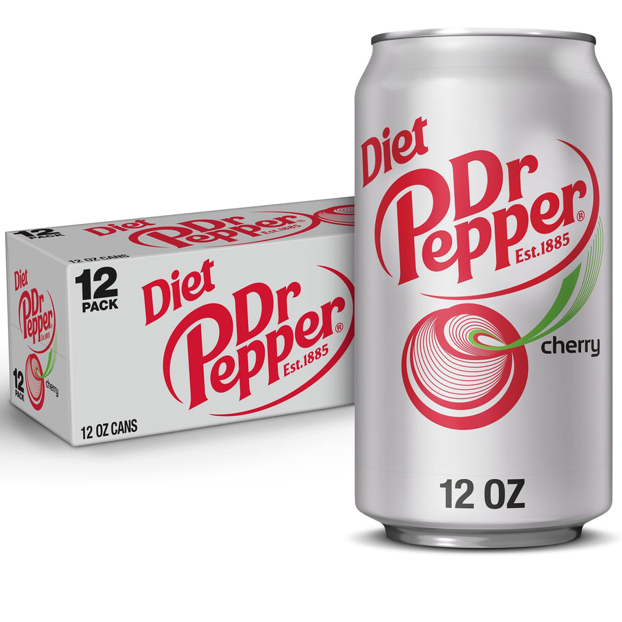 Diet Dr Pepper Cherry Soda - Simple Soda Pack - Clean Set