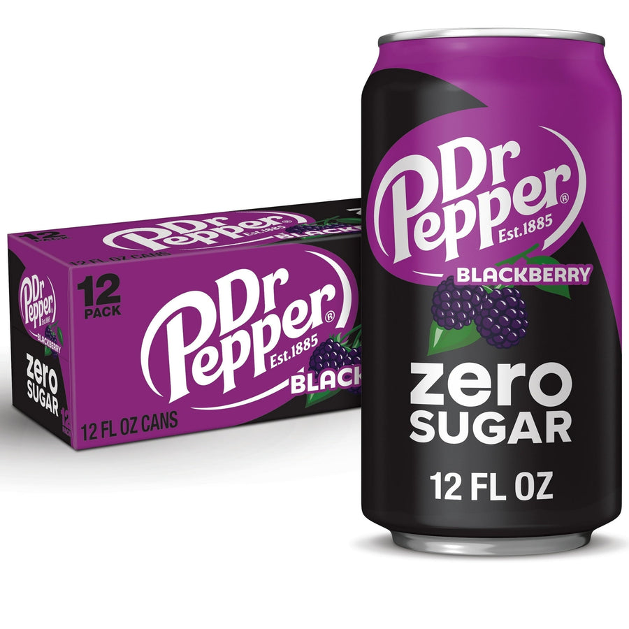 Dr Pepper Blackberry Zero Sugar Soda - Home Zero Sugar Pack - Simple Ready